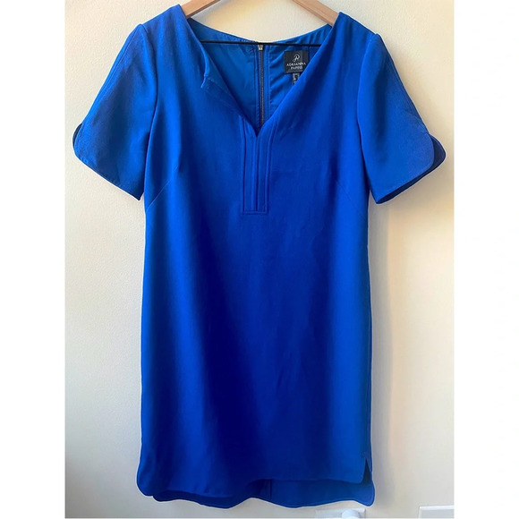 Adrianna Papell Dresses & Skirts - Adrianna Papell Royal Blue High Low Shift Dress, Women’s Size 8